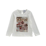 T-SHIRT STAMPA ROSE