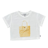 T-SHIRT BOXY FIT STAMPA BORSA