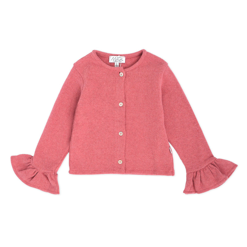 Cardigan Con Maniche A Tulipano