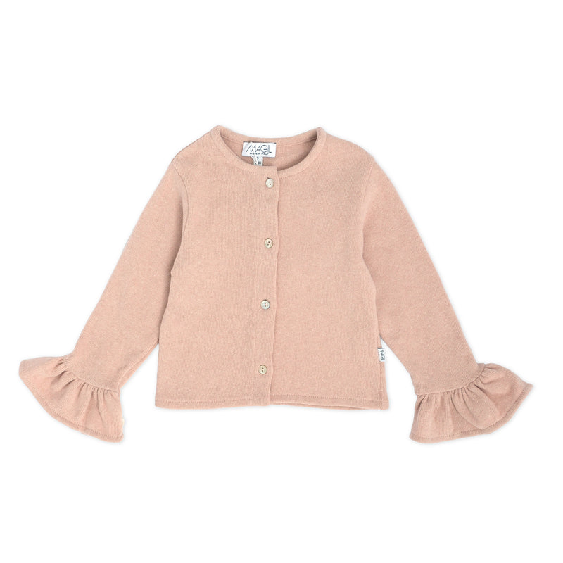 Cardigan Con Maniche A Tulipano