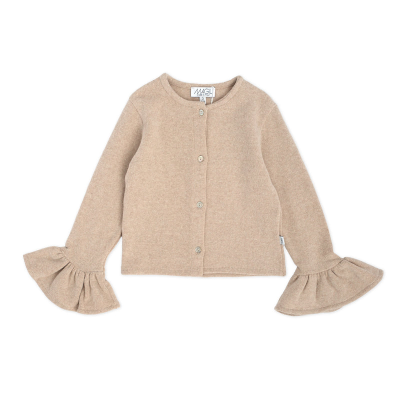 Cardigan Con Maniche A Tulipano