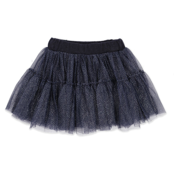 Gonna In Tulle Glitter Doppia Balza