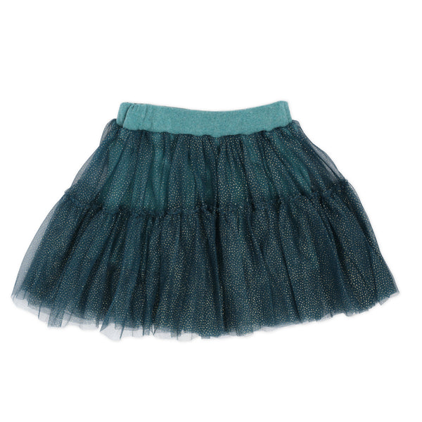 Gonna In Tulle Glitter Doppia Balza