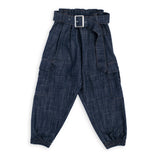 JEANS CARGO CON CINTURA