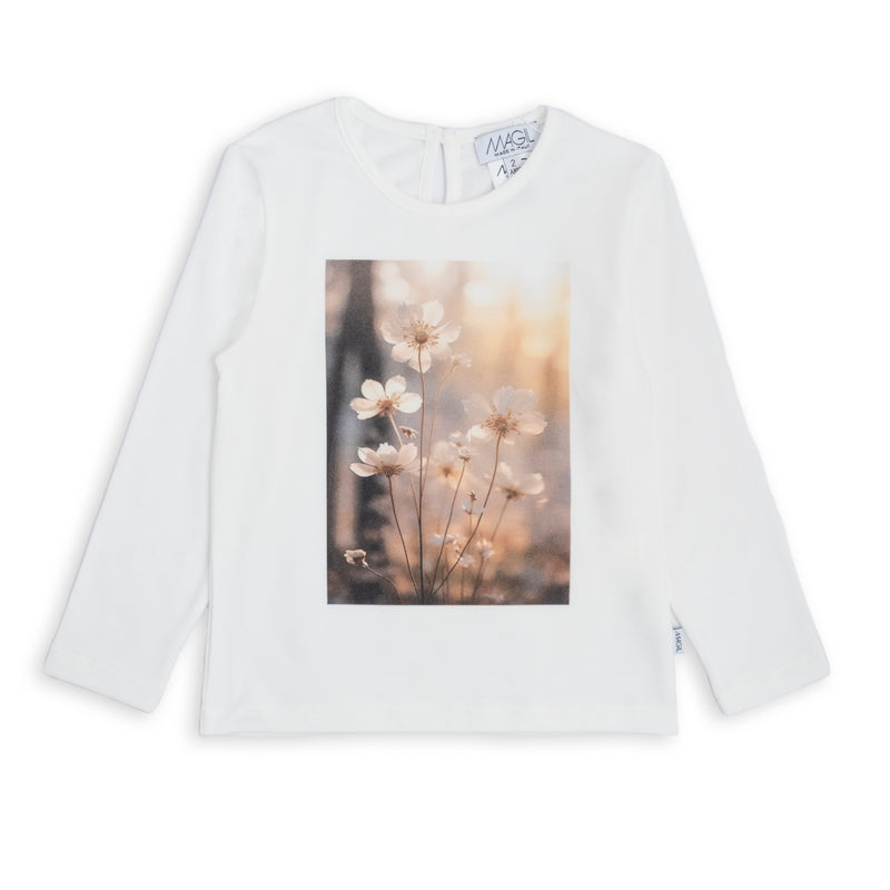 T-SHIRT STAMPA FIORI