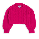 MAGLIONE CROPPED CON TRECCE