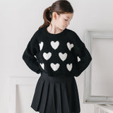 MAGLIONE CON CUORI