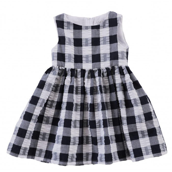 chinese dress ladies Maxi checked baby dress – Magil