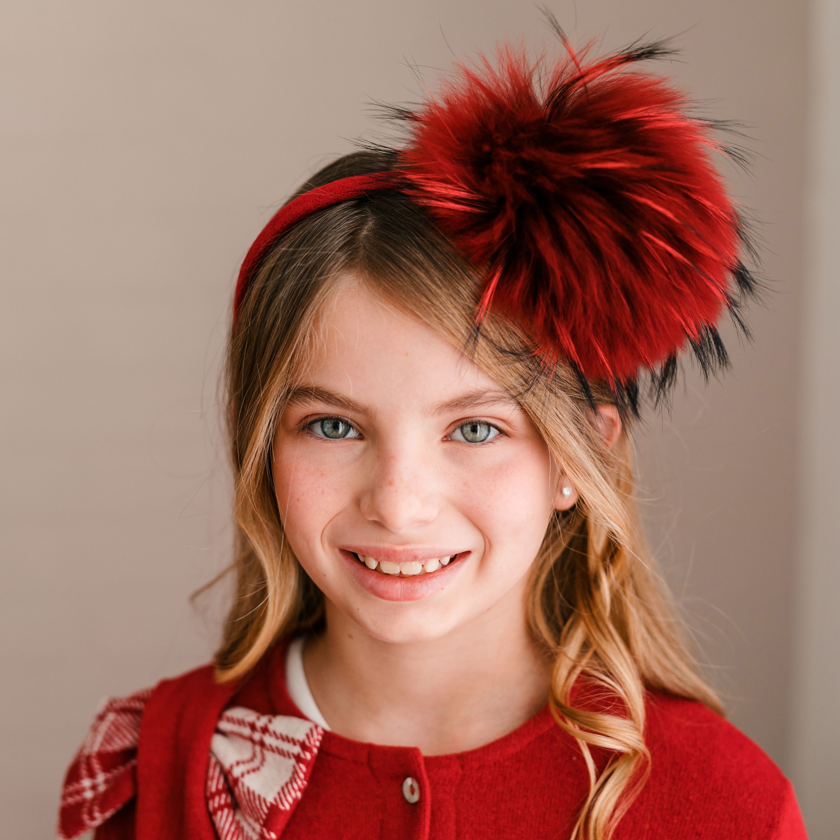 Arcobaleno Pompoms Cerchietto per capelli da donna Arcobaleno Pompoms Cerchietto per capelli da donna