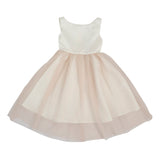 ABITO IN RASO CON GONNA TULLE