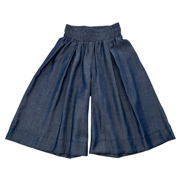 PANTALONE AMPIO EFFETTO DENIM