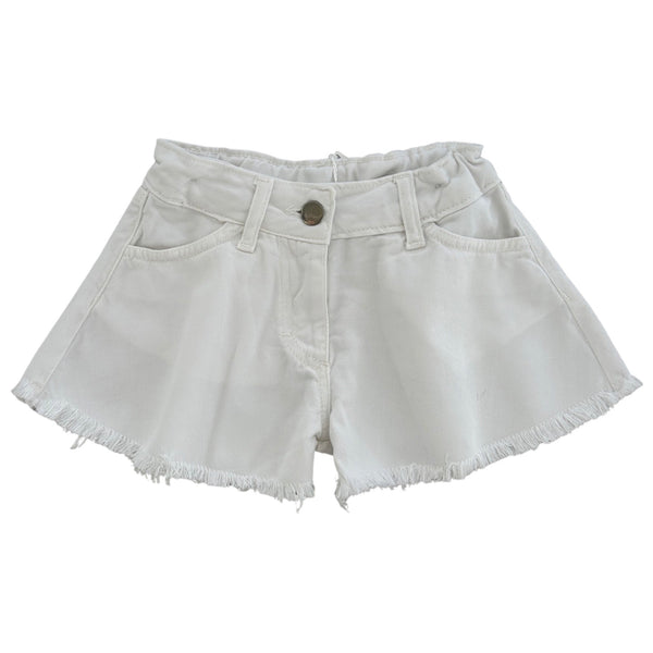 SHORTS IN DRILL BIANCO