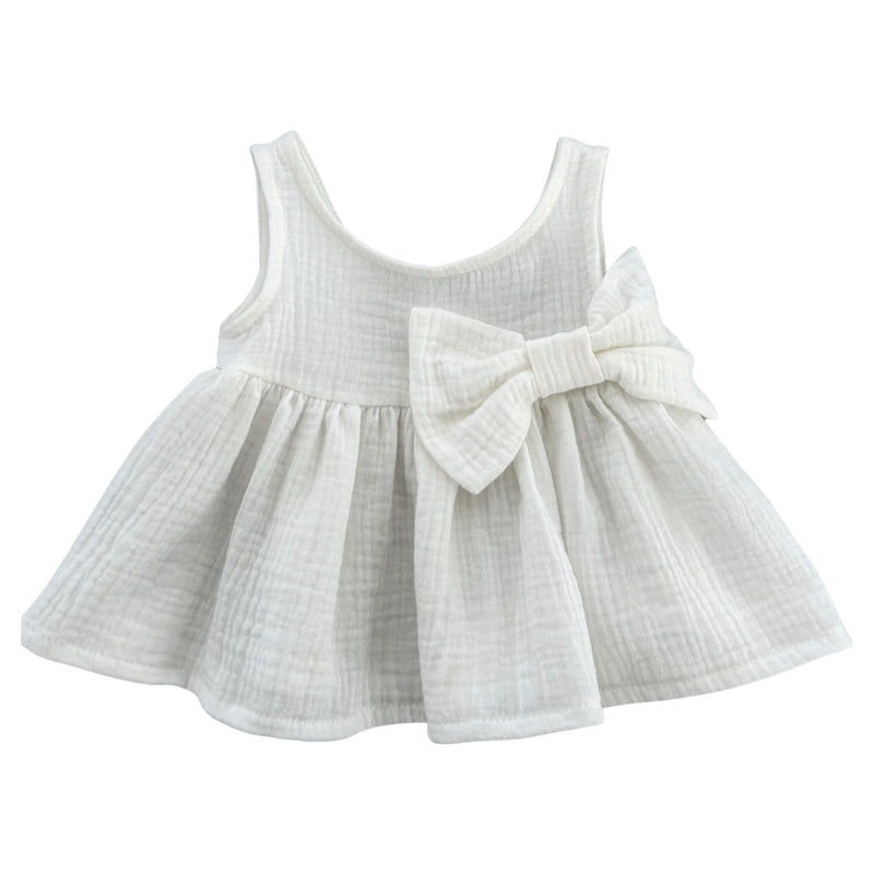 GAUZE TOP WITH BOW