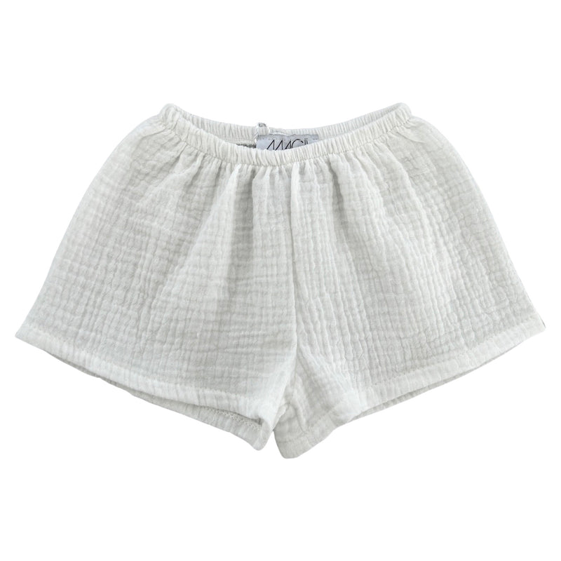 WHITE GAUZE CULOTTE