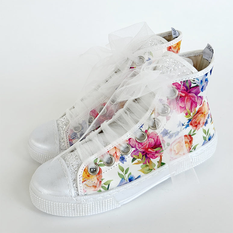 sneakers raso fantasia