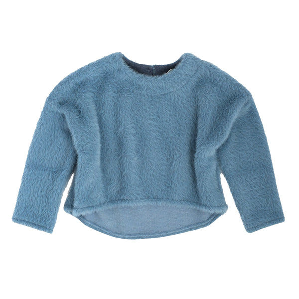 MAGLIA SOFFICE CON FONDO STONDATO