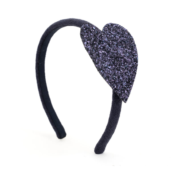 CERCHIETTO CON CUORE GLITTER
