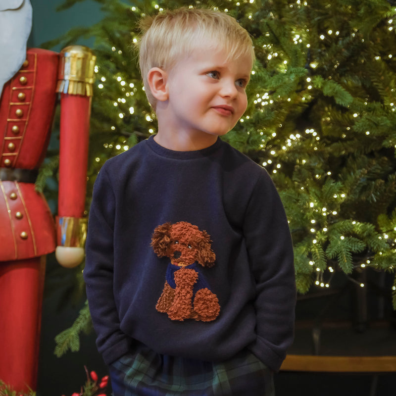 MAGLIA PUNTO MILANO CON CAGNOLINO