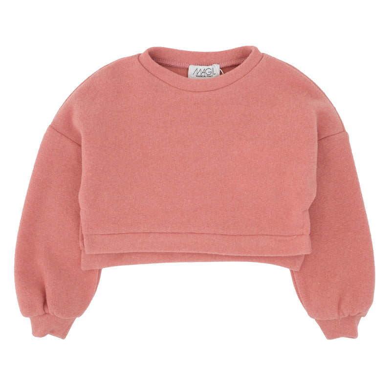 FELPA CROP IN PUNTO MILANO