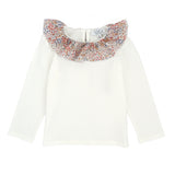 T-SHIRT VOLANT FIORELLINO