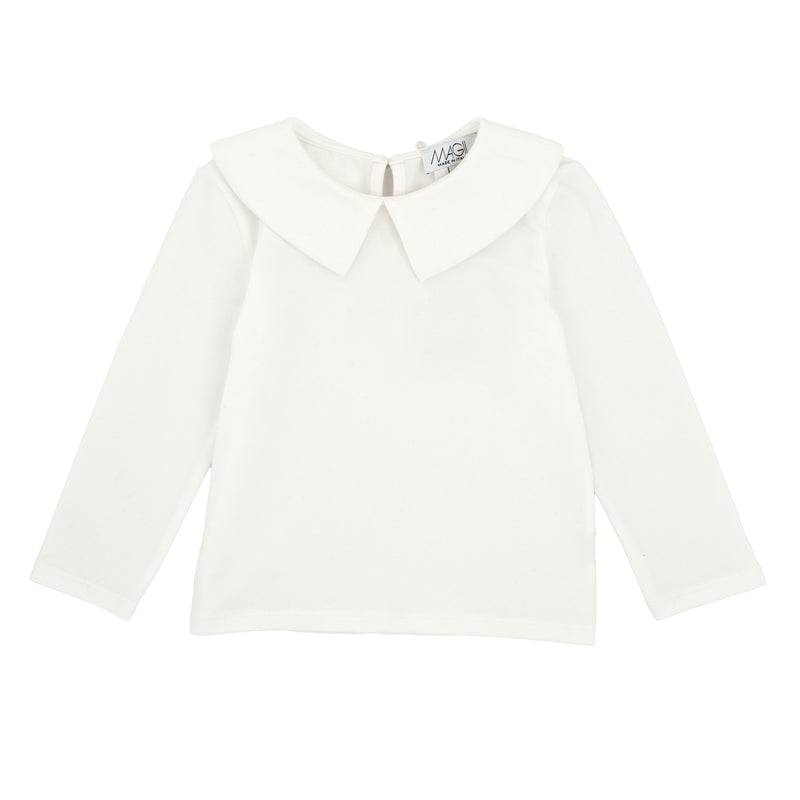 T-SHIRT CON COLLO CAMICIA