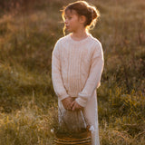 MAGLIONE CON TRECCE