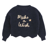 MAGLIONE RICAMO 'MAKE A WISH'