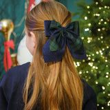 MOLLETTA DOPPIO FIOCCO SCOZZESE BLU