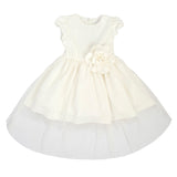 ABITO IN RASO GONNA ASIMMETRICA