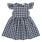 ABITO VICHY CON CUT-OUT E FIOCCO