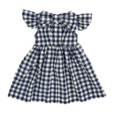 ABITO VICHY CON CUT-OUT E FIOCCO