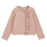 CARDIGAN PUNTO MILANO CON ROUCHES