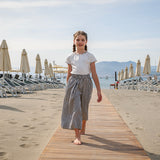 PANTALONE RIGATO BLU