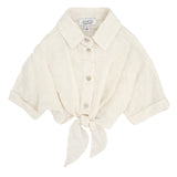 CAMICIA CROP PLUMETIS