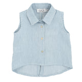 CAMICIA CON FIOCCHI RIGATA