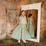 TUTA CON PANTALONE PLISSE'