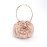 BORSINA TAFFETA' CON FIORE