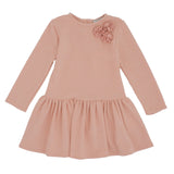 ABITO COTOCASHMERE CON FIORI
