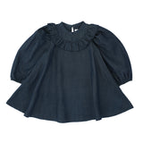 ABITO DENIM CON ROUCHES