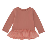 MAGLIA COTOCASHMERE CON BALZA TAFFETAS