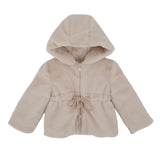 ECOPELLICCIA CON ZIP E CAPPUCCIO