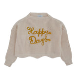 MAGLIONE RICAMO HAPPY DAYS