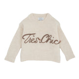 MAGLIONE RICAMO TRES CHIC