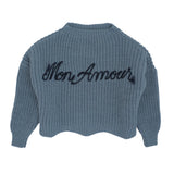 MAGLIONE RICAMO MON AMOUR