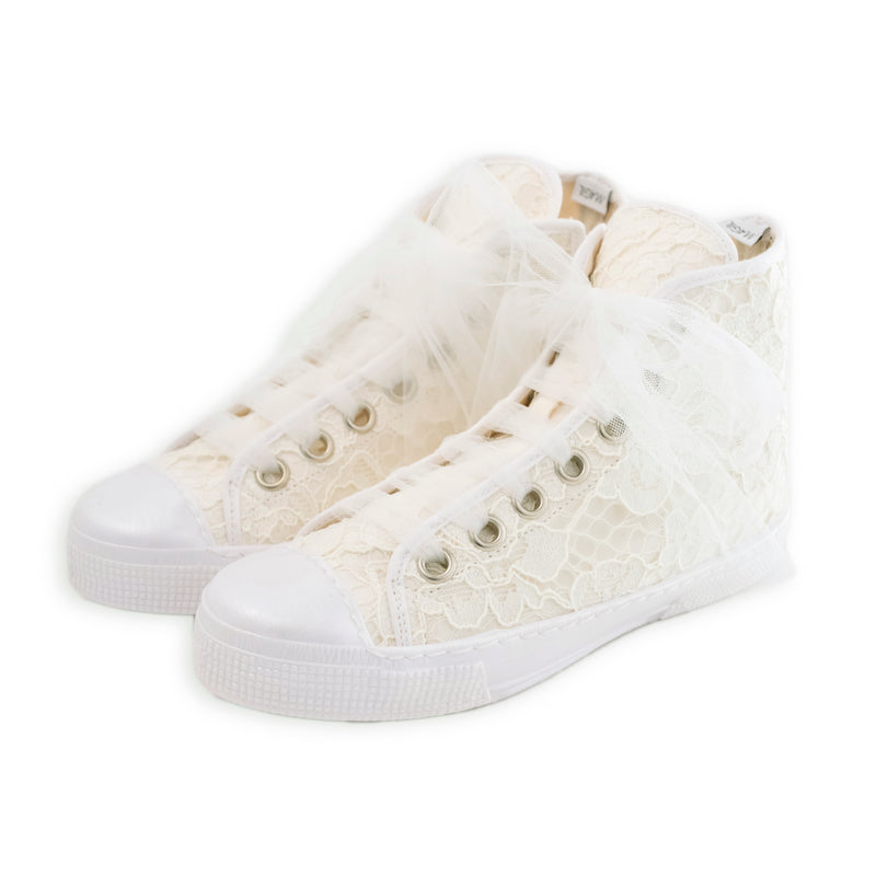 HIGH LACE SNEAKERS