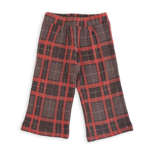Strawberry checked trousers