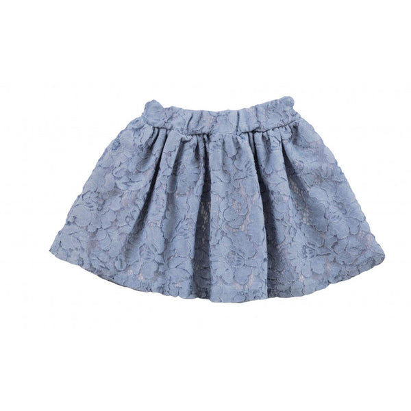Air force blue lace skirt
