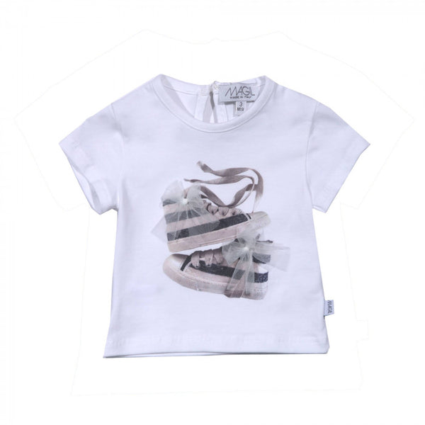 T-SHIRT STAMPA SNEAKERS