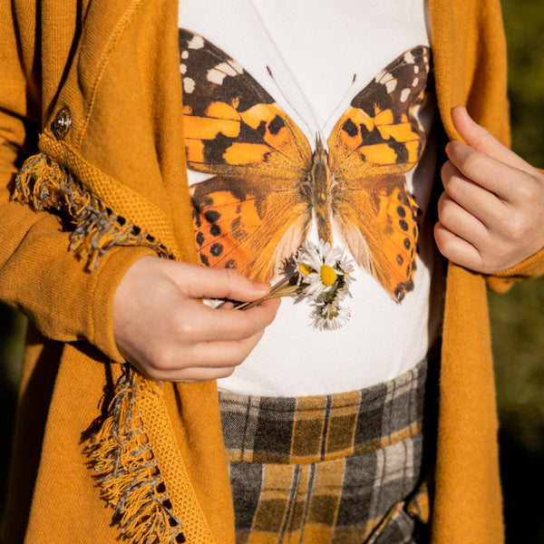 Butterfly print t-shirt