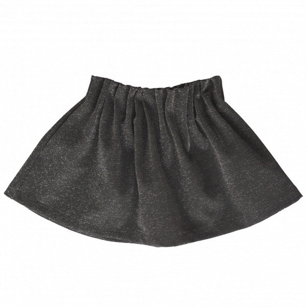Milano stitch lurex curled skirt